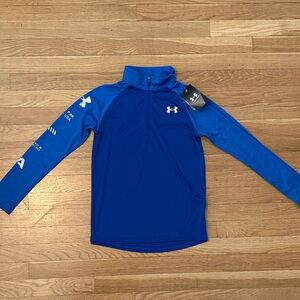 Under Armour Kids Royal Blue 1/2 Zip